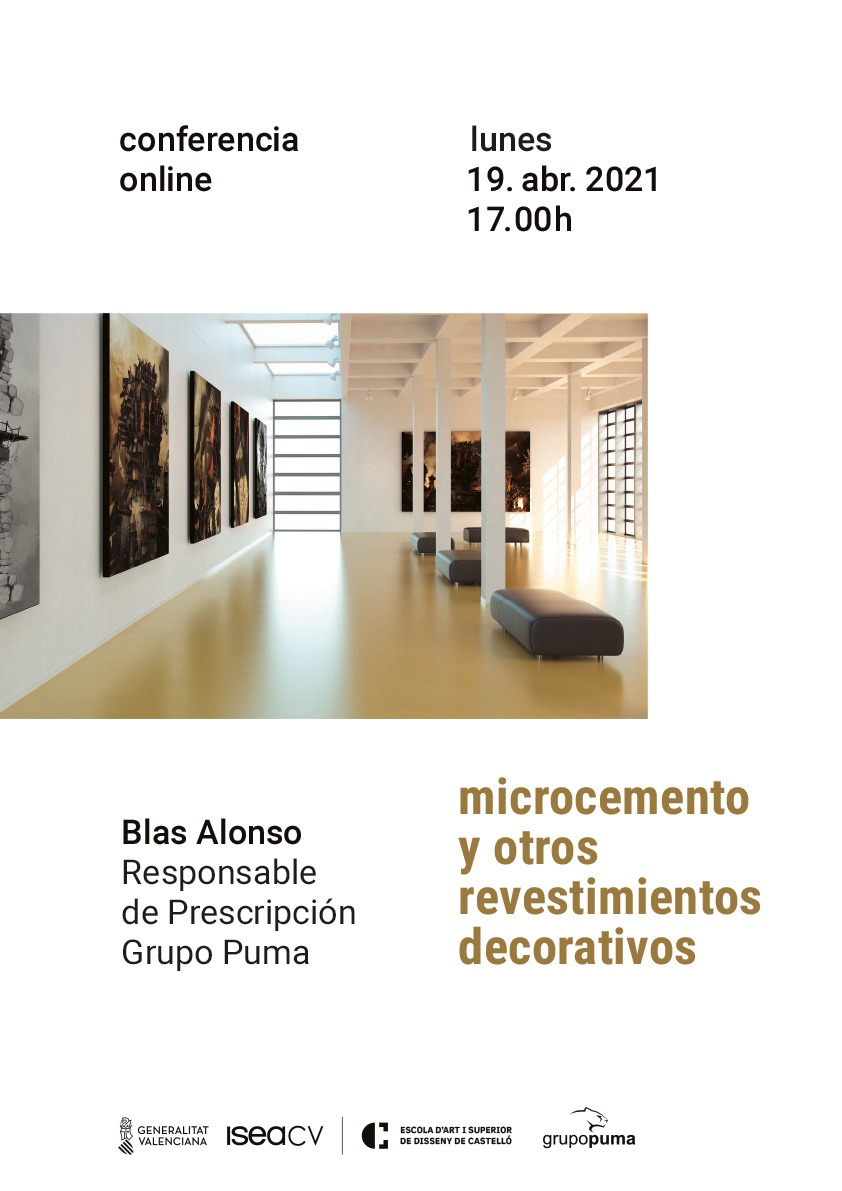 Conferencia y otros revestimientos creativos. Blas Alonso (Grupo Puma). - EASD